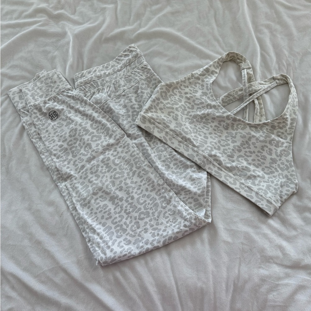 Salty Honey Women's Leopard Print jogger set